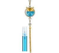 Diffuseur de Voiture Suspendu - Or-Argent, Pendentif de Parfum de 35,6 cm, Sans Souci | Parfum Sûr, Décoration Rétroviseur Pour Voitures, Expériences De Travail Et Agréable