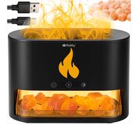 Diffuseur décoratif 10w, cheminée led rgb, humidificateur d'air 250ml, usb