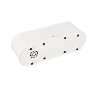 Diffuseur d'huile à 7 couleurs changeantes avec fonctionnement sans eau et arrêt de sécurité pour un usage domestique (blanc)