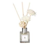 Diffuseur d'huile avec bâtons naturels, flacon en verre et huile parfumée 50 ml Bouquet de Noël et mariage (A, taille unique)