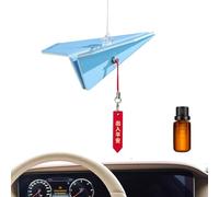 Diffuseur d'huile de voiture | Désodorisant en papier en forme d'avion pour voiture, accessoires d'intérieur d'automobile, décoration créative pour chambre à coucher, cuisine, rebord de fenêtre