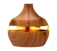 Diffuseur D'huile - Diffuseur D'arômes 300ML | Diffuseurs D'huiles Essentielles USB | Veilleuse À Sept Couleurs, Brume Fraîche Ultrasonique, Arrêt Automatique, Pour La Chambre Du Bureau À Domicile, Cr
