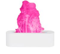 Diffuseur d'huile, diffuseurs d'arômes de bureau, lampe de simulation de bureau USB, purificateur d'aromathérapie, humidificateur à flamme colorée, diffuseur d'air incendie, silencieux