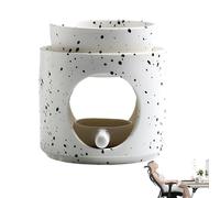 Diffuseur d'huile en céramique - Brûleur à huile réutilisable | Brûleur à huile réutilisable | Support de bougie en céramique | Décoration de maison