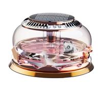 Diffuseur Dhuile Essentielle Décoration Voiture Rotative Design Élégant En Verre Et Abs Idéal Pour Parfum Intérieur Auto Compact Et Écologique