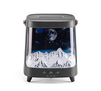 Diffuseur d'huile et humidificateur 2 en 1 - 200 ml, effets d'éclairage Aurora, télécommande, aromathérapie portable pour la maison et le bureau #D