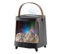 Diffuseur d'Huile Flamme - Diffuseur d'Air Flamme Lumineux 7 Couleurs | Machine à Aromathérapie Silencieuse avec Minuterie et Télécommande 200ml | pour Bureau Chambre Maison Espace de Travail