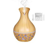 Diffuseur D'huiles Essentielles, 200ml Arôme Diffuseur, Diffuseur D'Huiles Essentielles Electrique Diffuseur D'Arômes À Humidificateurs D'Huiles Essentielles Silencieux avec Câble USB, LED Couleurs