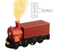 Diffuseur d'huiles essentielles, 7 couleurs de train, humidificateur avec télécommande, pour maison, bureau, chambre, studio de yoga, méditation, spa, hôtel et coin lecture