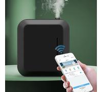 Diffuseur D'Huiles Essentielles Carré (300 M³), Diffuseur D'ArôMes Intelligent (ContrôLe par Application Bluetooth), Capacité De 150 ML + Fonction De Synchronisation, pour Bureau,B