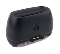 Diffuseur d'huiles essentielles de 200 ml avec sept modes de changement de couleur pour une atmosphère relaxante (noir)
