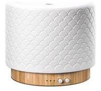 Lanaform Diffuseur d'huiles essentielles Moya design Blanc bois G