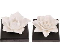Diffuseur D'huiles Essentielles Fleur En Céramique Humidification Et Atomisation D'air Frais Pour Salle De Spa