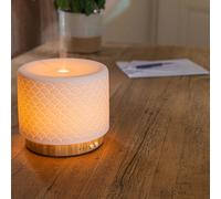 Lanaform Diffuseur d'huiles essentielles Moya design Blanc bois G