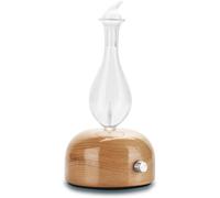 Diffuseur D'huiles Essentielles Par Nébulisation Programmable Bolea - Intensité Réglable - Jusqu'à 80m² - Et Éclairage Led - Diffusion À Froid Pour L'aromathérapie, Minuterie - Bois, Verre