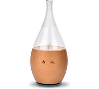Diffuseur D'huiles Essentielles Par Nébulisation Programmable Bolea - Intensité Réglable - Jusqu'à 80m² - Et Éclairage Led - Diffusion À Froid Pour L'aromathérapie, Minuterie - Bois, Verre