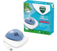 Diffuseur D'huiles Essentielles Portable Sans Eau,Port Usb,Respiration Facile,Mode Nuit,Tablettes Aux Huiles Essentielles Pour Dormir Incluses,Dispositif Portable - Vh1800eu
