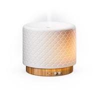 Lanaform Diffuseur d'huiles essentielles Moya design Blanc bois G
