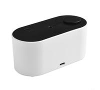 Diffuseur d'huiles essentielles sans eau 2000 mAh nébulisant pour maison, chambre, bureau, spa, relaxation avec chargement USB, design portable (noir)