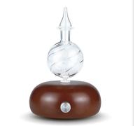 Diffuseur D'huiles Essentielles Sans Eau,Bois,Verre,Aromathérapie,Parfum D'air,Diffuseur De Parfum Électrique,Nébuliseur Pour La Maison - Type Dark Wood Grain-Eu #E