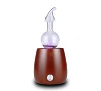 Diffuseur D'huiles Essentielles Sans Eau,Bois,Verre,Aromathérapie,Parfum D'air,Diffuseur De Parfum Électrique,Nébuliseur Pour La Maison - Type Dark Wood Grain-Eu #F