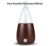 Diffuseur D'huiles Essentielles Sans Eau,Bois,Verre,Aromathérapie,Parfum D'air,Diffuseur De Parfum Électrique,Nébuliseur Pour La Maison - Type Dark Wood Grain-Eu #B