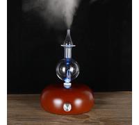 Diffuseur D'huiles Essentielles Sans Eau,Bois,Verre,Aromathérapie,Parfum D'air,Diffuseur De Parfum Électrique,Nébuliseur Pour La Maison - Type Dark Wood Grain-Eu #A