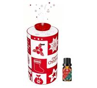 Diffuseur d'huiles essentielles sans Eau - Kit de démarrage avec Huile parfumée, Fonctionne sur Batterie, 3 Niveaux de Brume, minuterie (1/2/3H), Portable pour Maison/Voiture/Bureau