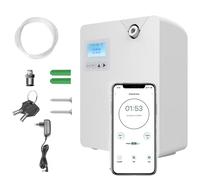 Diffuseur D'huiles Essentielles sans Eau pour Usage Domestique,Machine à Air Parfumée 300 ML Bouteille D'huile,Contrôle Bluetooth Wi-FI,Couverture 300-400 Pieds Carrés (Blanc)