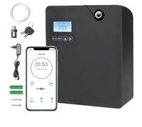 Diffuseur D'huiles Essentielles sans Eau pour Usage Domestique,Machine à Air Parfumée 300 ML Bouteille D'huile,Contrôle Bluetooth Wi-FI,Couverture 300-400 Pieds Carrés (Noir)