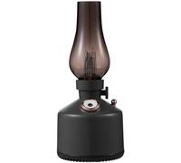 Diffuseur d'huiles essentielles style lampe à kérosène rétro, style lampe à kérosène vintage, avec chargement USB pour huiles essentielles d'aromathérapie pour chambre à coucher, bureau, détente