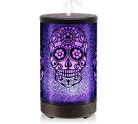 Diffuseur D'huiles Essentielles Tête De Mort, 100ml Métal Aromathérapie Ultrasoni