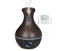 Diffuseur d'huiles parfumées - diffuseur d'aromathérapie, diffuseur d'huiles essentielles | Humidificateur Silencieux à Grains de Bois de 200 ML, diffuseur d'huiles essentielles élégant et foncti