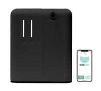 Diffuseur Électrique d’huiles Essentielles,300 ML diffuseur d'huiles essentielles sans Eau avec Technologie de nébulisation,contrôle Bluetooth et Wi-FI,Couverture de 2000 Pieds carrés (Noir)