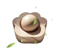 Diffuseur en bois - Orbe de bois naturel, boule de parfum passive, décoration silencieuse d'aromathérapie | Convient pour améliorer la maison, concevoir des espaces de travail, désodoriser