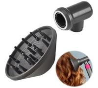 QUMOX Diffuseur et adaptateur pour Dyson Airwrap, accessoire de diffuseur compatible avec le styler Airwrap se transformant en sèche-cheveux