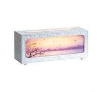 Diffuseur Flamme Simulée 500ml Lumière LED(White) | Effet flamme réaliste, lumière LED colorée, ambiance cozy, relaxation immédiate, pour décor salon chambre