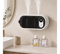Diffuseur Huiles Essentielles à Double Buse avec Capteur de Mouvement, Minuteur et Montage Mural, sans Réservoir d’Eau, Diffuseur Parfum Maison avec 100ml d’Huile Parfumée Hilton & Ocean