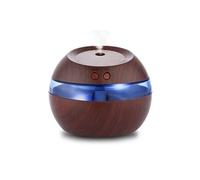 Diffuseur Huiles Essentielles Electrique Ultrasons 290ML Arrêt Automatique Portable pour SPA Massage Yoga Maison Bureau Famirosa Brun