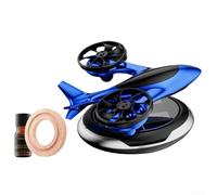 Diffuseur Huiles Essentielles pour voiture Alliage Diffuseur | Énergie écologique, rotation automatique, parfum naturel, design hélicoptère unique, pour zéro pollution(Blue)
