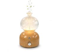 Diffuseur Huiles Essentielles sans Eau, Nébuliseur Aromathérapie Diffuseur d’Huile Essentielle par Nébulisation Diffuseur Parfum sans Fil Rechargeable pour Salon et Yoga
