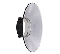 Diffuseur HUIOP 120 degrés grand angle de photographie Flash Réflecteur Bowens Mount Diffuseur Plateau en alliage d'aluminium Accessoires de tir