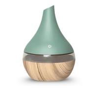 Diffuseur & Humidificateur d’air Ultrasonique 300ml - Diffusion à Froid avec ou sans Lumière - Éclairage LED multicolore - 2 Diffusion Modes - Design Compact - Pour Bureau, Chambre, Bébé, Yoga - 20m²