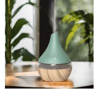 Diffuseur & Humidificateur d'air ultrason 300ml, 2 modes de diffusion, lumière LED 7 couleurs, silencieux, pour chambre ou bureau