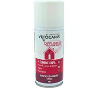 Diffuseur insecticide - VETOCANIS - Habitat - 150 ml - Anti-parasites - Effet immédiat
