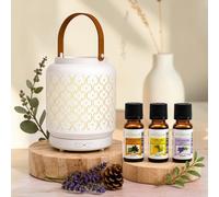 Diffuseur lanterne nomade sans fil madrid + 3 he 100% naturelles