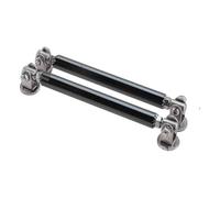 Diffuseur Lèvre Pare-Chocs Kit De Barre Support Lèvre Pare-chocs Avant Et Arrière Voiture Becquet Séparateur Tige Décorative Universelle(20cm Black)