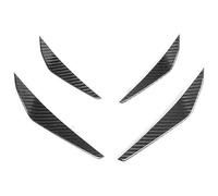 Diffuseur Lèvre Pare-Chocs Pour BMW Pour M3 Pour M4 G80 G82 G83 2021- IN Becquets Avant Voiture 4 Pièces Séparateur Canard Kit Carrosserie Pare-chocs Canards Ailerons Garniture(B)