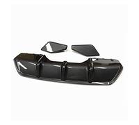 Diffuseur Lèvre Pare-Chocs Pour BMW Pour X6 F16 2015-2018 Sport Diffuseur Pare-chocs Arrière Lèvre Spoiler Latéral Moulure Splitter(Carbon Fiber Look)