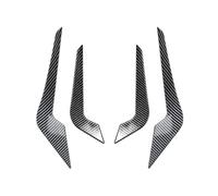 Diffuseur Lèvre Séparateur Menton Pour Série 2 Pour M2 Pour F87 2016 2017-2021 Coupé 2 Portes 2 Pièces Pare-chocs Avant Feu Antibrouillard Latéral Garniture D'aération(Carbon Fiber Look)